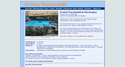 Desktop Screenshot of freibad-waischenfeld.de