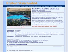 Tablet Screenshot of freibad-waischenfeld.de